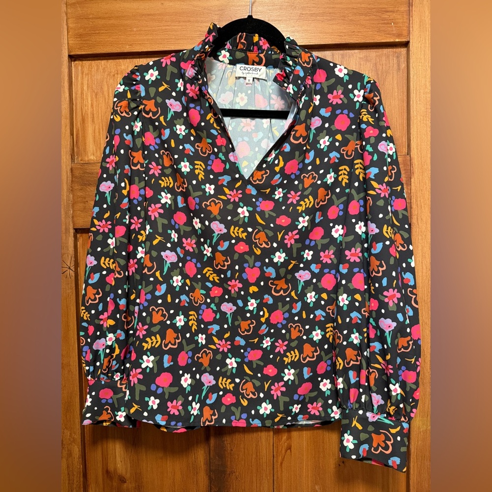CROSBY by Mollie Burch Multicolor Floral Top